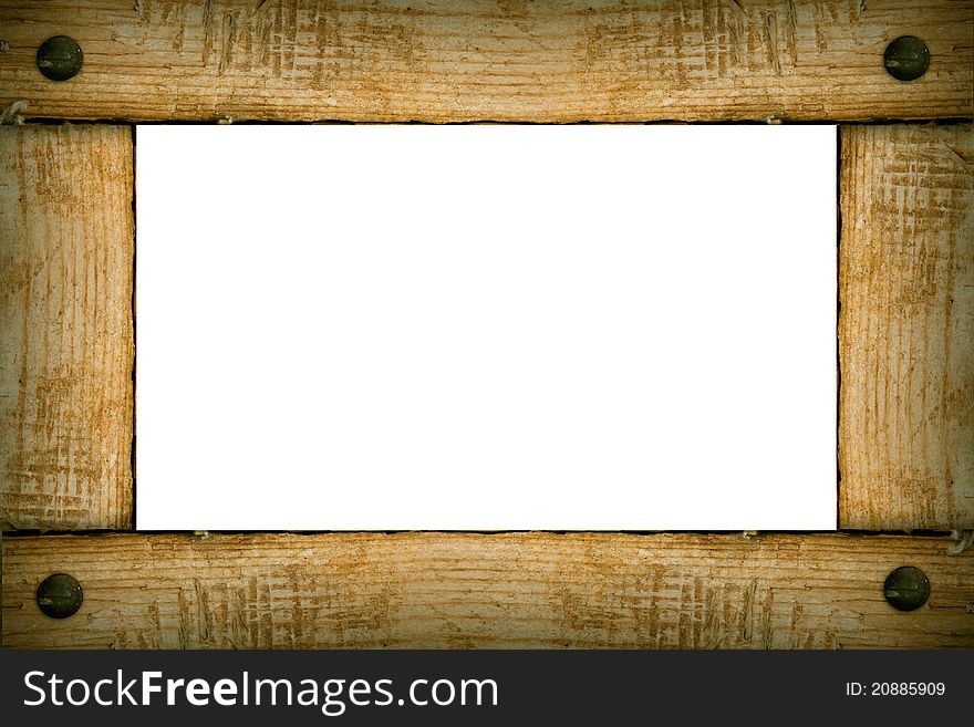 Old wooden background frame background