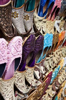 Shoes At The Market Royalty Free Stock Photos Shoes At The Market Royalty Free Stock Photos