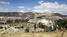 Agricultural Patterns Goreme Cappadocia Turkey Royalty Free Stock Photos Agricultural Patterns Goreme Cappadocia Turkey Royalty Free Stock Photos