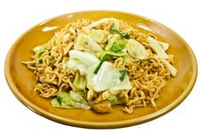Stir-fried Noodles Royalty Free Stock Image Stir-fried Noodles Royalty Free Stock Image