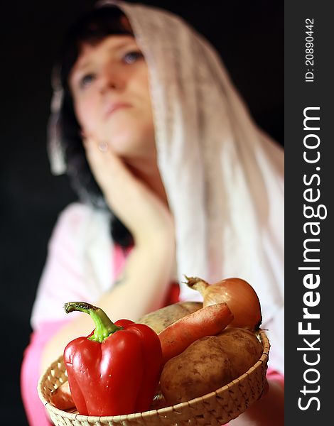 Woman With Vegetables