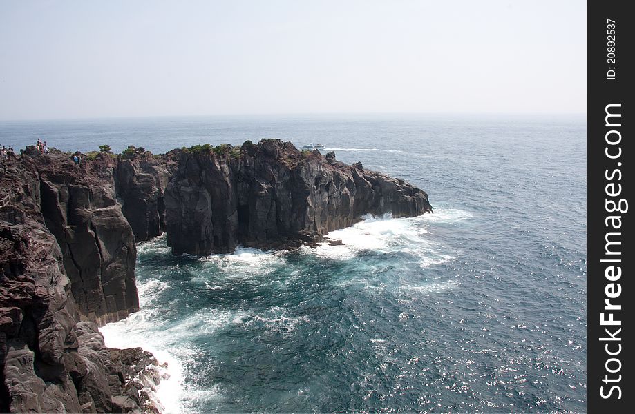 Pacific ocean at Izu, Japan in summer