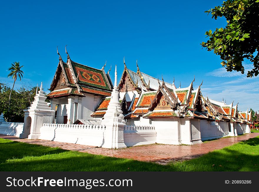 Temple Architecture In Thailand.