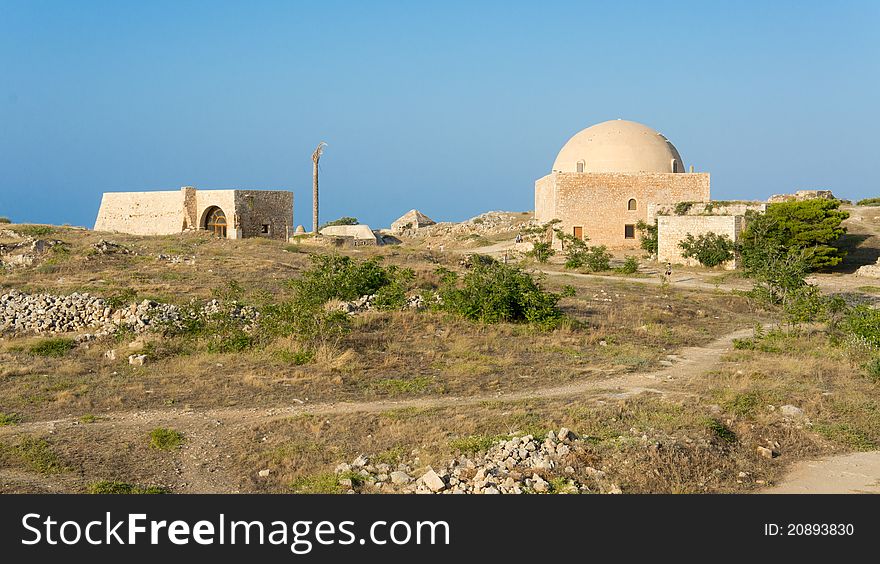 Fortezza fortress in Rethymno city, Crete
