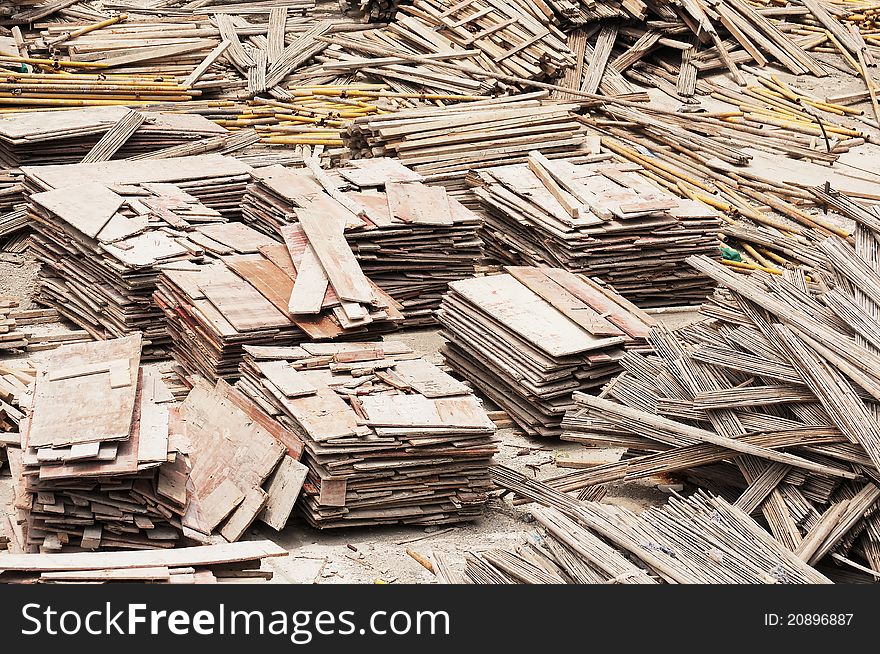 Many Site board on the floor