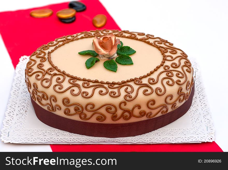 Marzipan cake for all occasions. Marzipan cake for all occasions