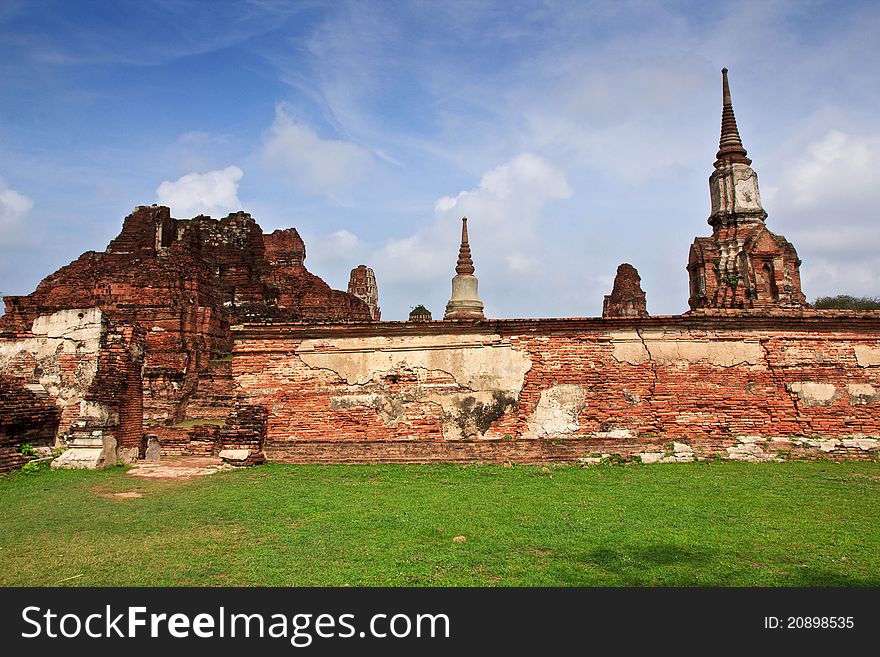 The stupa ancient town