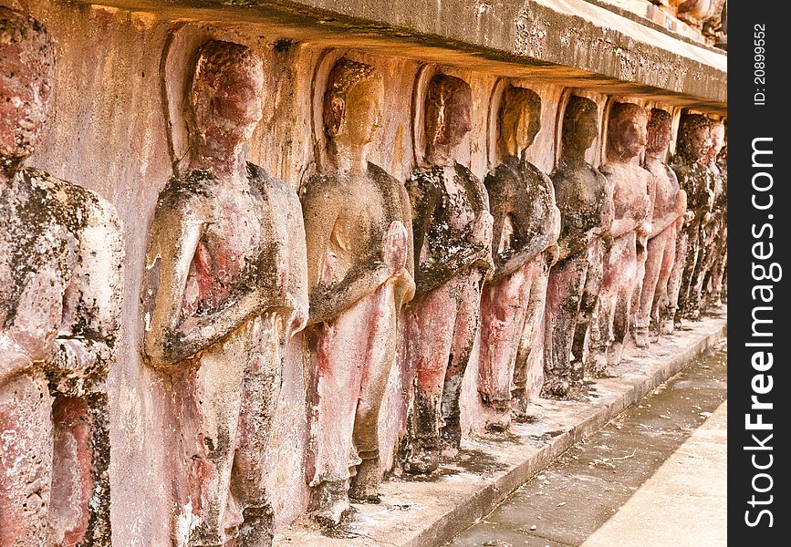 The ancient Sukhothai Historical Park in Thailand