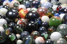 Glass-balls Background In All Dimensions Stock Photography Glass-balls Background In All Dimensions Stock Photography