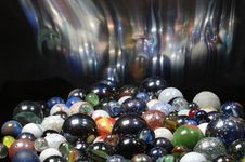 Glass, Balls With Blurred Reflection Effect Royalty Free Stock Photo Glass, Balls With Blurred Reflection Effect Royalty Free Stock Photo