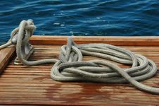 Rope On A Dock Stock Image Rope On A Dock Stock Image