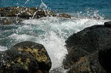 Sea, Surf, Waves, Stones, Spray Stock Photos Sea, Surf, Waves, Stones, Spray Stock Photos