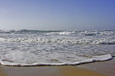 Atlantic Ocean In Portugal Royalty Free Stock Images Atlantic Ocean In Portugal Royalty Free Stock Images