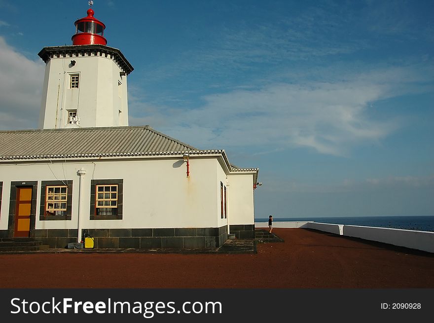 Lighthouse From The Island, Azores