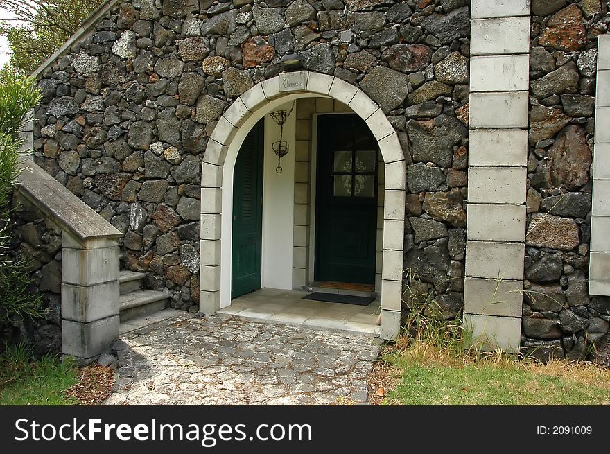 Summer cottage on the island of Pico in the Azores. Summer cottage on the island of Pico in the Azores