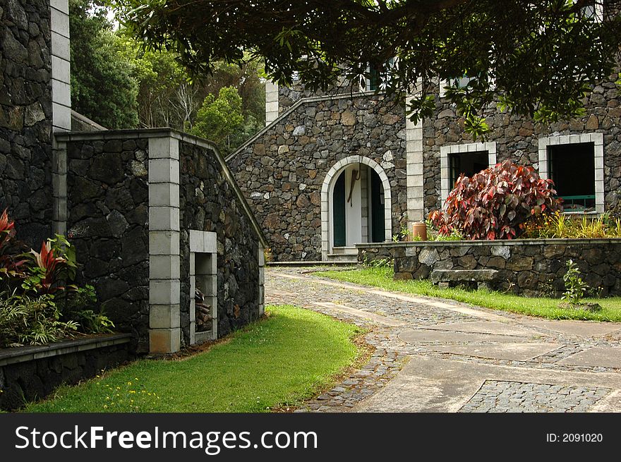 Summer cottage on the island of Pico in the Azores. Summer cottage on the island of Pico in the Azores