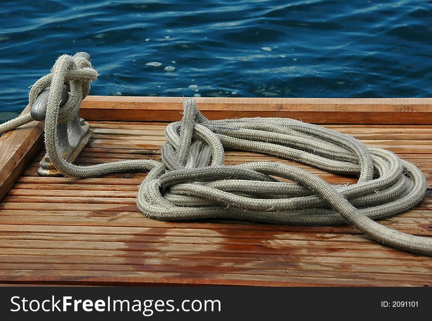Rope On A Dock