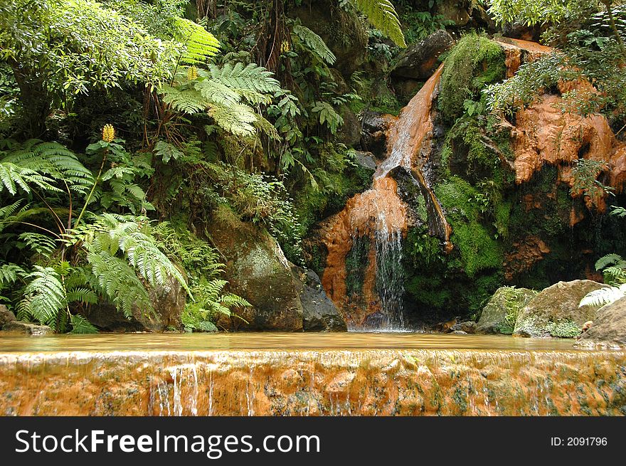 Exotic Natural Pool In The Azores