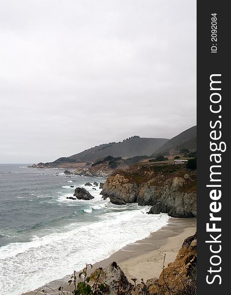 View of Big Sur, California