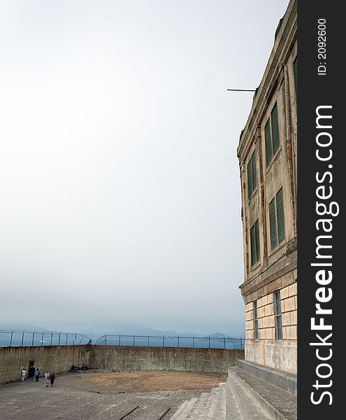 Exercise Yard At Alcatraz