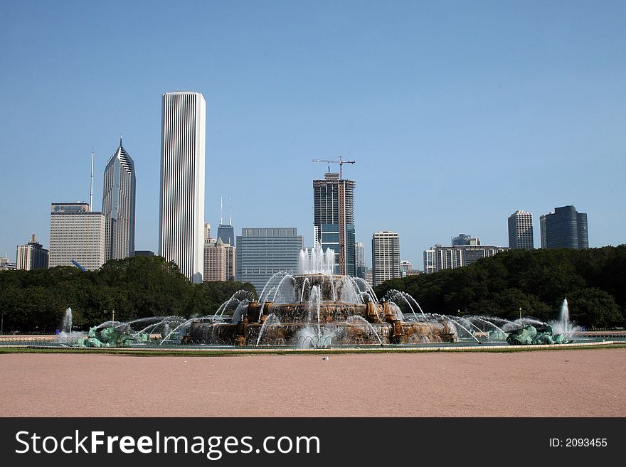 Buckingham Fountain in Chicago, Illinois