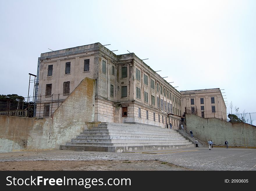 Exercise Yard At Alcatraz