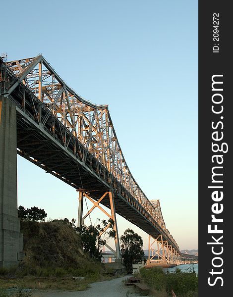 Bay Bridge connecting San Francisco and Oakland