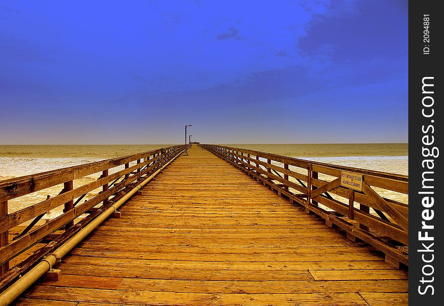 A central coast california pier.