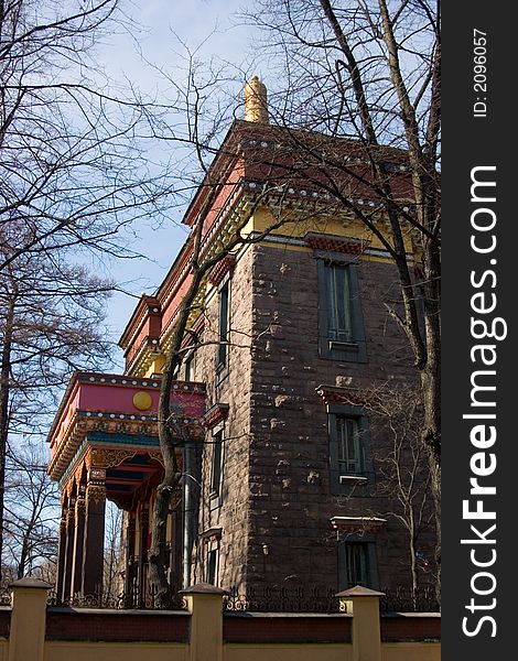 Buddhist temple in St.-Petersburg, Russia