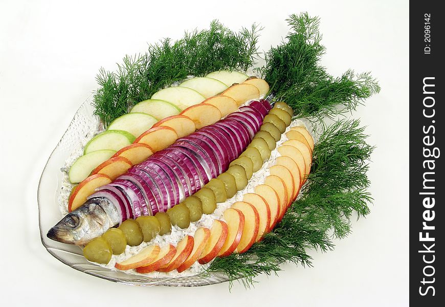 Herring With An Onions And Apples