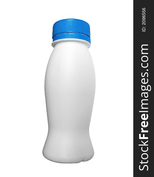 Bottle plastic opaque isolated, insulated, with clipping path for photoshop, with path, for designer, please for text. Bottle plastic opaque isolated, insulated, with clipping path for photoshop, with path, for designer, please for text