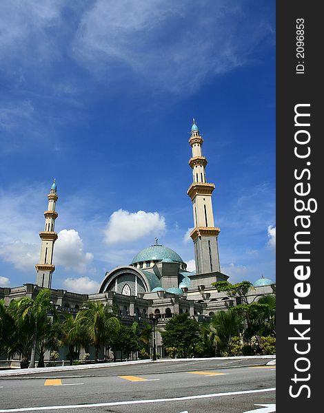 Modern Islamic structure based on turkish style, can be use for architecture or religious or culture purpose. Modern Islamic structure based on turkish style, can be use for architecture or religious or culture purpose