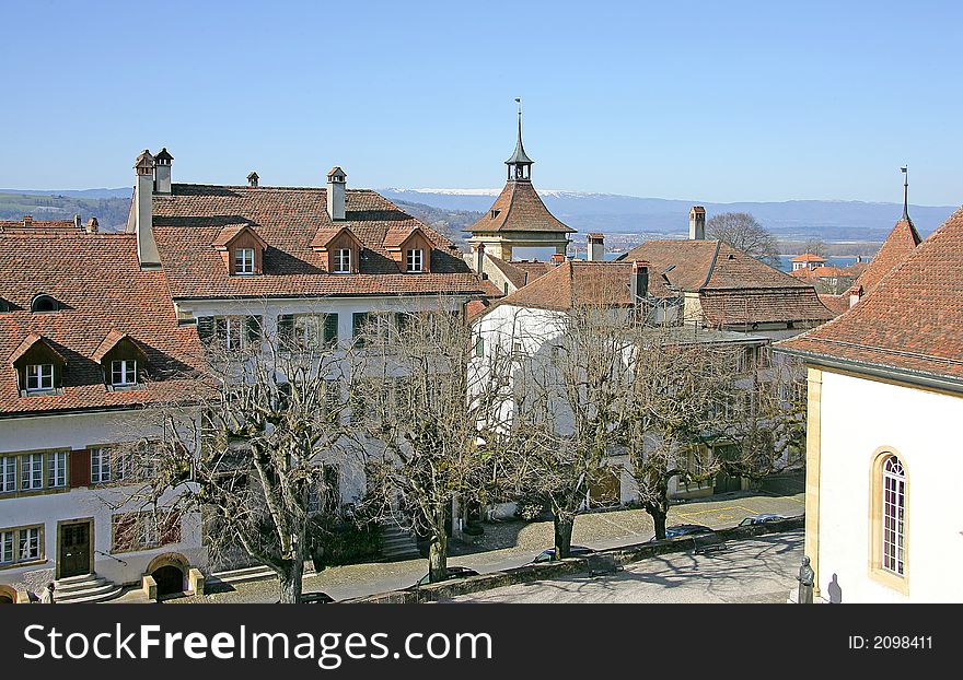 Old City of Murten. Switzerland. Old City of Murten. Switzerland