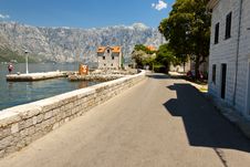 Narrow Street - Montenegro Stock Image Narrow Street - Montenegro Stock Image