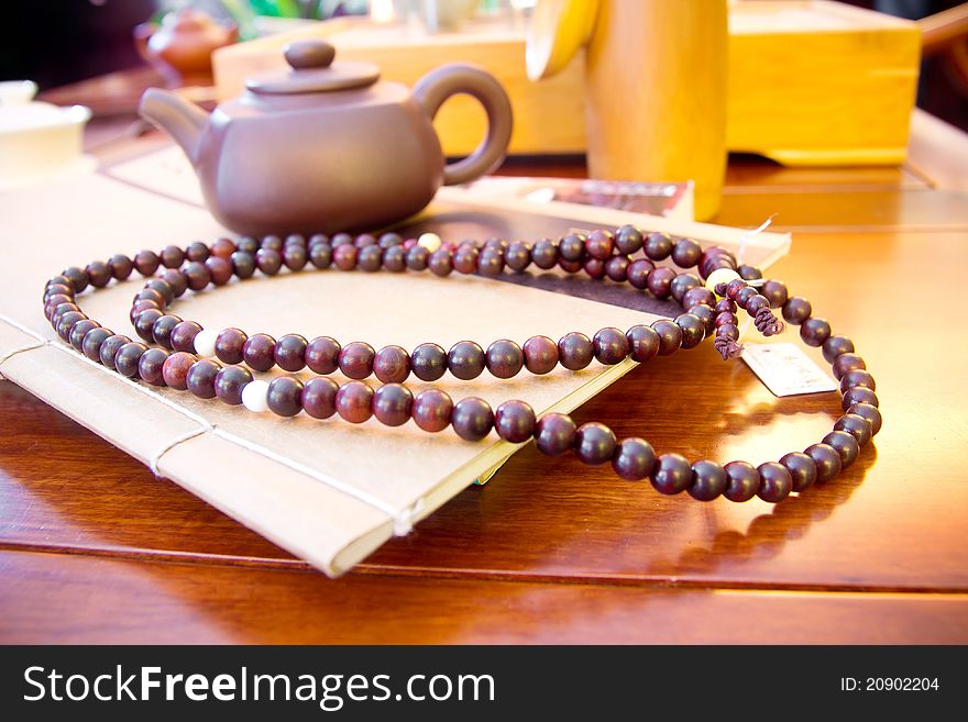 Hindu and buddhist prayer beads