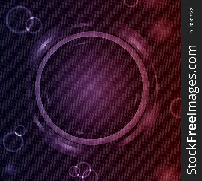 Abstract background with metallic circle and glows. Abstract background with metallic circle and glows