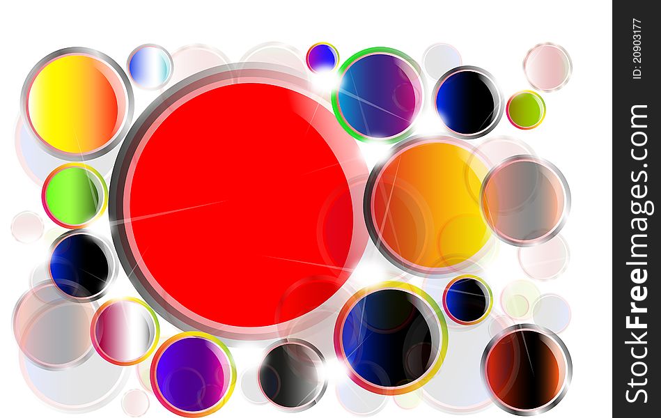 Oval And Colorful Abstract
