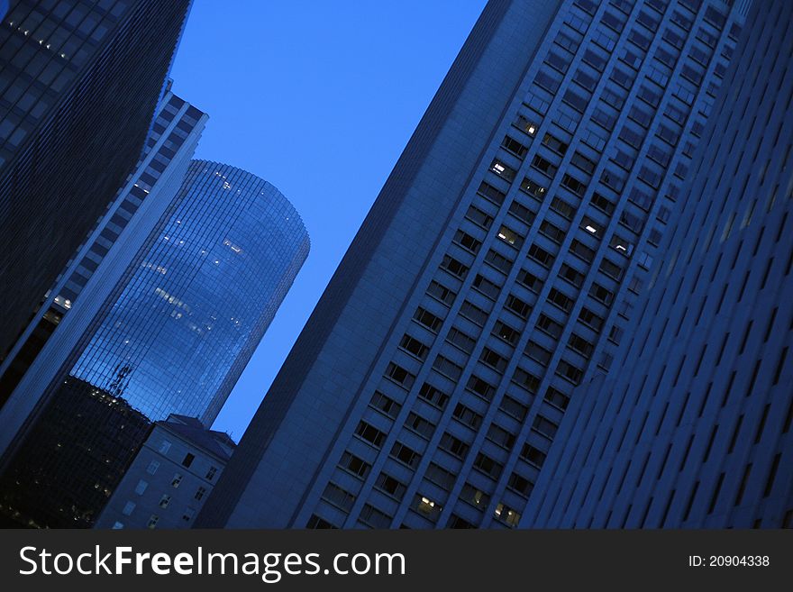 Blue downtown san francisco