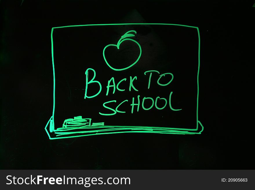 When the return to school holidays and school board image. When the return to school holidays and school board image