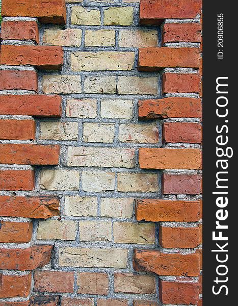 Various Bricks Wall Background