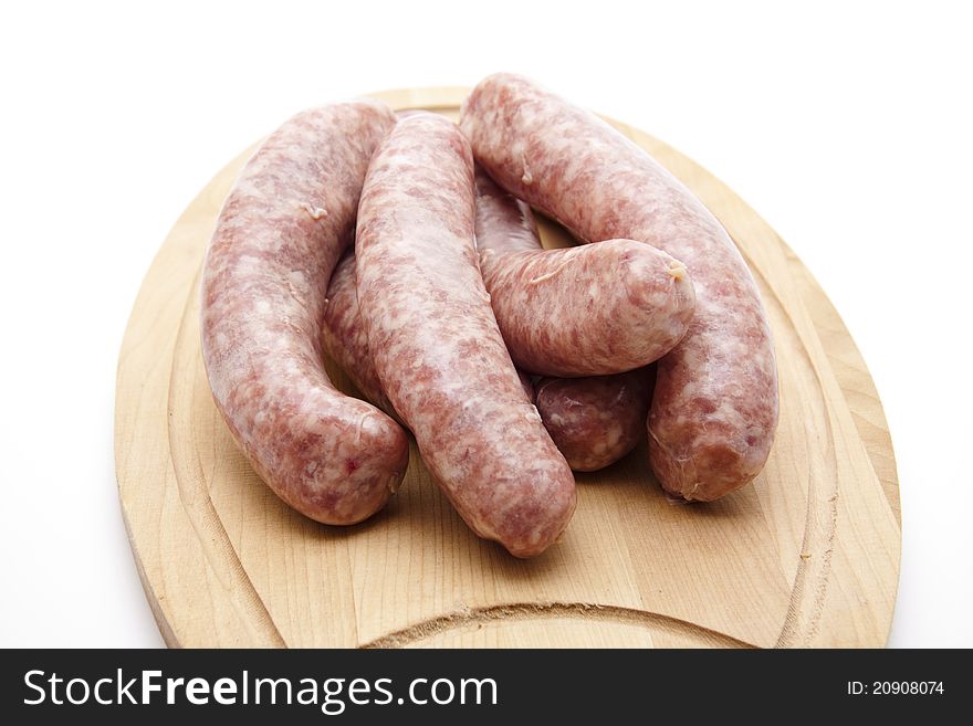 Raw Fried Sausage