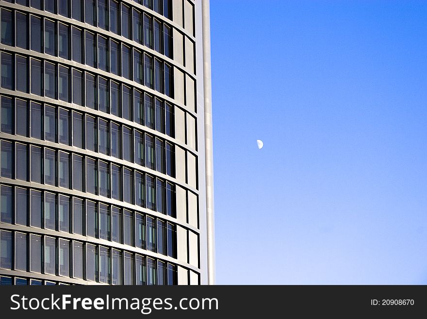 Building and Moon