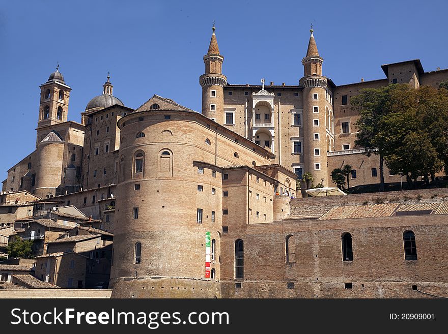 Urbino is an old renaissance city in italy
