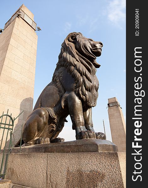 Lion statue Tourist attractions of Egypt