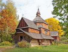 Old Wooden Church Stock Photography