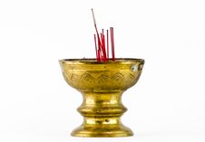 Brass Incense Burner Royalty Free Stock Image