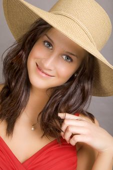 Woman In Red Royalty Free Stock Image Woman In Red Royalty Free Stock Image