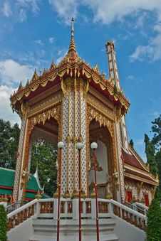 Thai Temple. Stock Photo