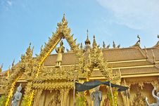 Thai Temple. Royalty Free Stock Photo