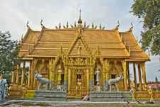 Thai Temple. Royalty Free Stock Images